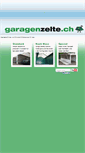 Mobile Screenshot of garagenzelte.ch